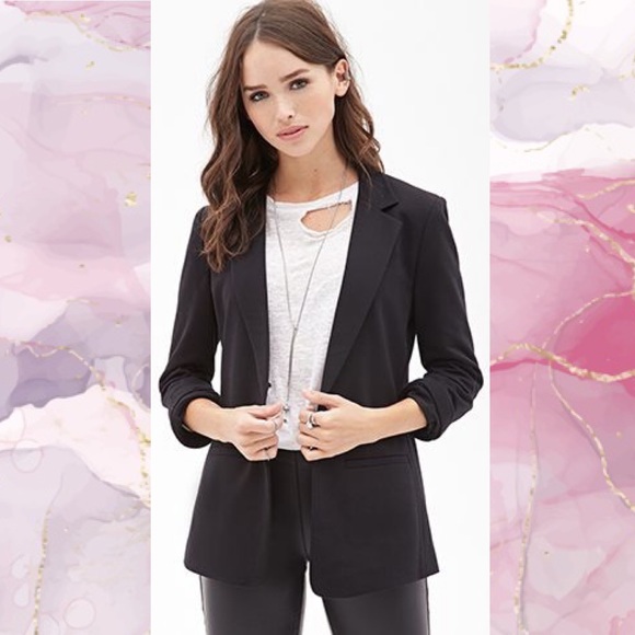 Forever 21 | Knit Open Front Blazer - Picture 4 of 12